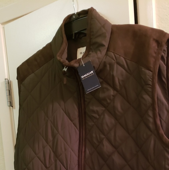 SALE! Quilted Vest Classic Fit Olive Color - Picture 4 of 5